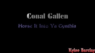 Conal Gallen  Horse It Into Ya Cynthia Song Lyrics [upl. by Masry]