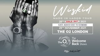 Wizkid Made In Lagos Tour Live At the 02 Arena London [upl. by Oicanata]