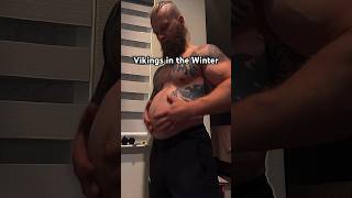 Vikings in the Summer VS Winter viking vikings transformation viral [upl. by Atikir]