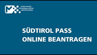 Anleitung Südtirol Pass online beantragen [upl. by Sakiv]