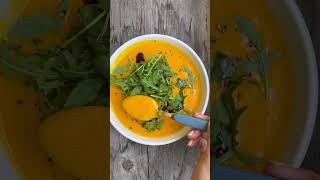 Beste Kürbissuppe 🧡🎃 Veganes Rezept Mrs Flury shorts [upl. by Terchie491]