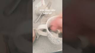 oreo microwave cake mug fy viral fyp [upl. by Acceber]