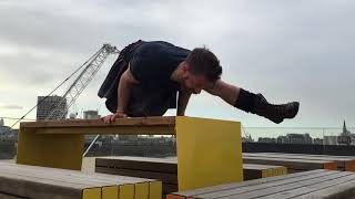 Kilted Yoga on a London Rooftop [upl. by Harutek]