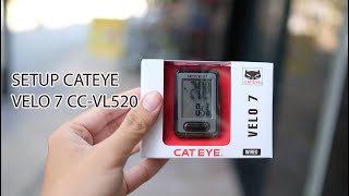 HOW TO SETUP CATEYE VELO 7 CCVL520  HƯỚNG DẪN CÀI ĐẶT CATEYE VELO 7 CCVL520 [upl. by Gaskins]