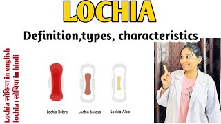 Lochia in hindi ll Types of lochia ll gynecology ll online nursing classes ll nursing [upl. by Etezzil876]