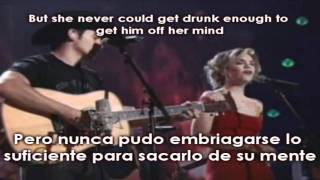 Whiskey Lullaby Lyrics  Subtitulos Español [upl. by Arlene]