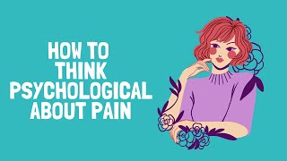 What does think psychological mean TMS  Chronic Pain help [upl. by Saerdna]