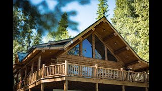 Angel Chalet Meadowlark Log Homes [upl. by Marguerita]