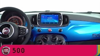 Fiat 500 Mirror  Maps – Android Auto  Fiat UK [upl. by Karlen]