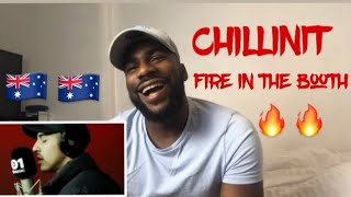 ChillinIT  Fire In The Booth Reaction 🔥🇦🇺🇦🇺 [upl. by Suivat]