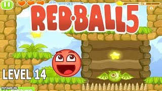 Red Ball 5 Game Level 14 Walkthrough [upl. by Frick]