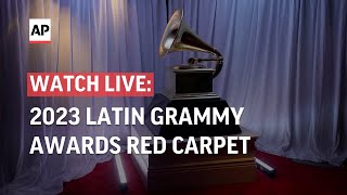 Latin Grammy 2023 Watch live as stars arrive on the red carpet en vivo [upl. by Burke]