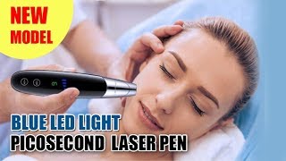 NEW MODEL BLUE LED LIGHT PICOSECOND LASER PEN  Beauty Channel IND [upl. by Lesak546]