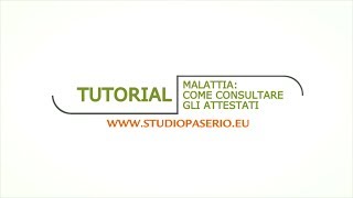 Tutorial  Come scaricare i certificati di malattia [upl. by Colette]