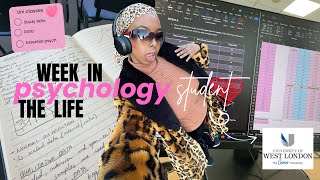 LONDON UNI VLOG 📚 week in the life of a psych student  university of west london [upl. by Analah23]