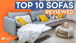 TOP 10 IKEA Sofas 2019  Most POPULAR Sofas REVIEWED [upl. by Ahsitel]