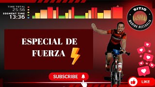 Clase completa de Spinning 30 minutos de potencia Un gran reto para todos [upl. by Tomkiel255]