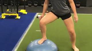 Ankle sprain rehab plyometrics training for Gymnastics [upl. by Aseret]