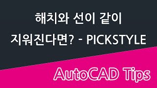 해치를 선택하면 경계가 같이 지워진다  PICKSTYLE [upl. by Einalam]