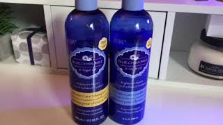 Hask Blue Chamomile Shampoo amp Conditioner Review [upl. by Imorej]