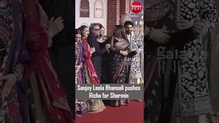 SHOCKING sanjayleelabhansali pushed a pregnant richachadha for sharminsegal at heeramandi event [upl. by Martz832]