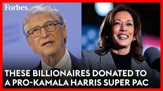 Here Are The Billionaires Donating To Kamala Harris Super PAC  Forbes Topline [upl. by Funk66]