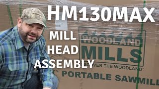 41 Woodland Mills HM130MAX  Sawmill Head Assembly [upl. by Leruj]