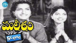 Malleswari Movie Climax Scene  NTR  Bhanumathi  Kumari  Rushyendramani [upl. by Gainer]