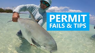 Permit Fishing Tips Fails and One Trophy Fish [upl. by Alyks980]