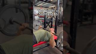 Benefits Of SUPERSETS superset gym motivation shorts Activeprophysique [upl. by Nava]