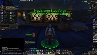 7th Legion Commendations Vendor  Patch 81 Warfront Darkshore Rewards [upl. by Davita398]