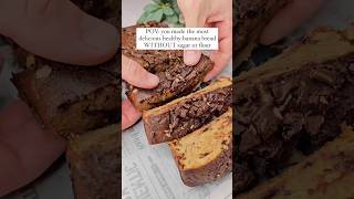 If you love Banana Bread you need to try this Healthy NO sugar and NO Flour Recipe [upl. by Limber740]