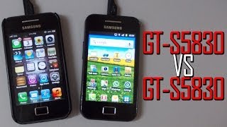 iOS6 VS Stock 236 GingerBread on GTS5830 [upl. by Sollows]