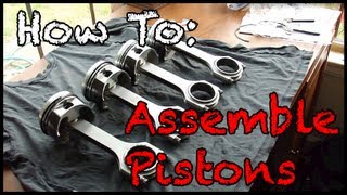 How to Assemble Pistons with Rods [upl. by Tol]