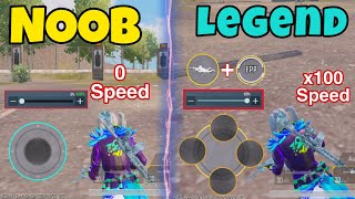 New🔥Tip And trick 100 Speed Move Button  Legend Skill Faster Player Noob🐔Pro 👑  PUBG BGMI [upl. by Francklin719]