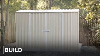 BUILD  Absco Space Saver Shed Range Installation [upl. by Monah]