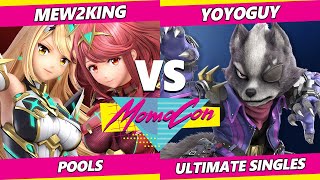 MomoCon 2022  Mew2King Pyra Mythra Vs Yoyoguy Wolf SSBU Ultimate Tournament [upl. by Ambrogino]