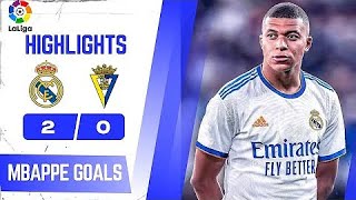 kylian mbappe first goal for real madrid vs cadiz [upl. by Ynez]