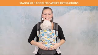 Baby Carrier Front Carry Instructions  How to Use Baby Carrier [upl. by Sadick]