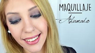 MAQUILLAJE AHUMADO EN TONOS MARRONES  SMOKED MAKEUP  Secretos de Raquel [upl. by Doowron842]