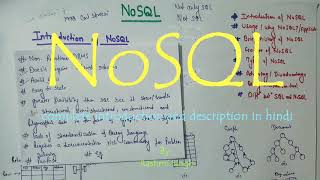 Introduction to NoSQL  in hindi [upl. by Ynnavoeg252]