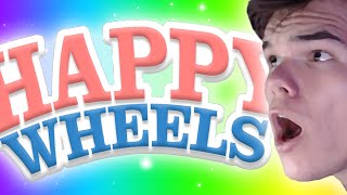 HAPPY WHEELS FUNNY MOMENTS 56 [upl. by Relly]