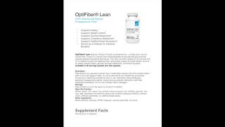 OptiFiber® Lean by Xymogen  Auburn Naturopathic Medicine Products [upl. by Yemrots]