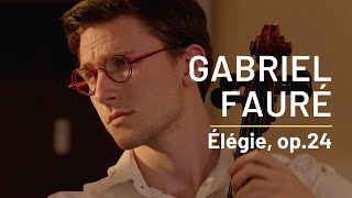 Gabriel Fauré  Élégie for cello and piano Pierre Fontenelle  Marie Datcharry [upl. by Athelstan]