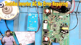 Toshiba inverter AC No Error not working [upl. by Blossom929]