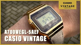 Unboxing Casio Vintage A700WEGL5AEF [upl. by Pressman457]