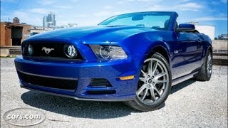 2014 Ford Mustang GT Convertible  Carscom Video Review [upl. by Ayoj9]