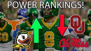 COLLEGE FOOTBALL Week 8 POWER RANKINGS [upl. by Acirderf]