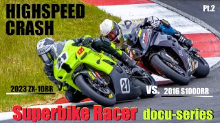 quotCrashed Out Of The Leadquot Superbike Racer docuseries 2024 Pt2 [upl. by Kris]