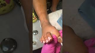 How to to acrylic toes ✨nailtech beginnernailtech nailchannel pedicure naildesigns nailart [upl. by Cynthie]